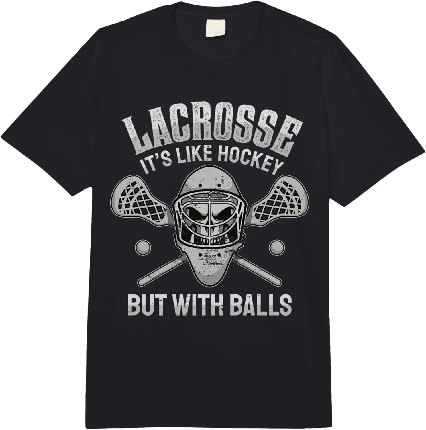 Funny Lacrosse Saying Player Team Trainer Lacrosse Ball Comfort Colors Adult Heavyweight T-shirt
