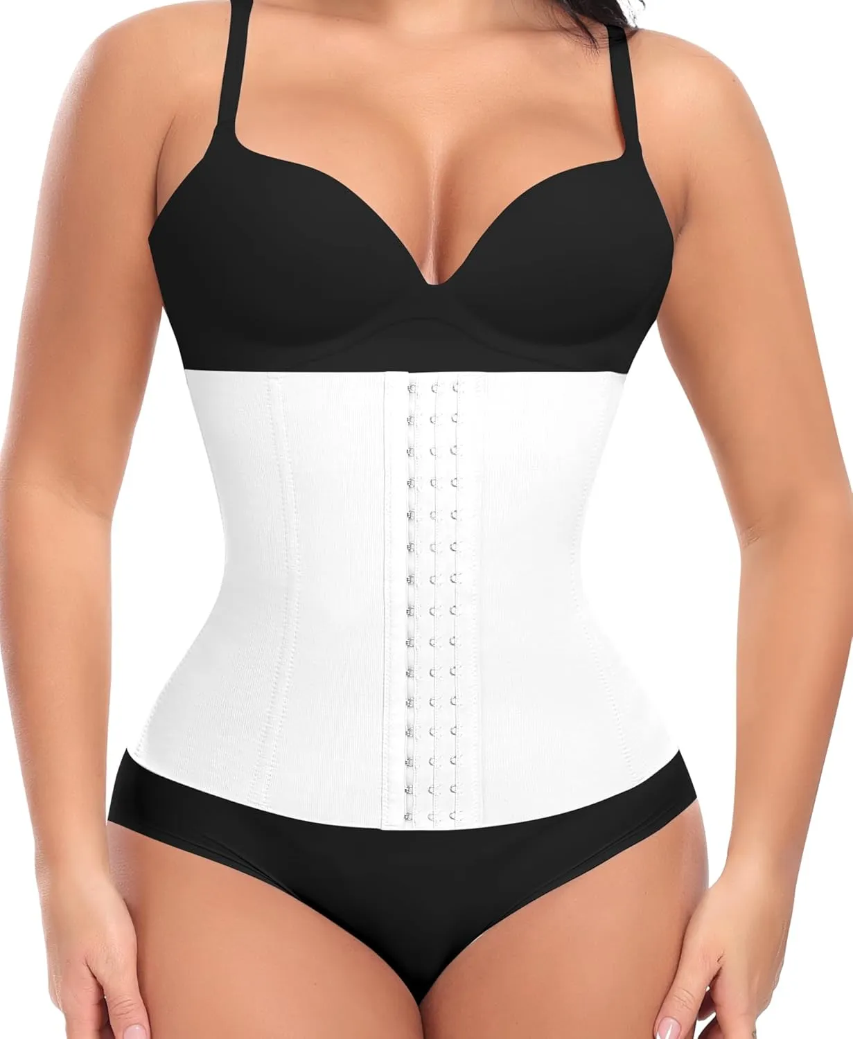 Ganado Waist Trainer for Women Corset Shapewear Tummy Control Waist Cincher Underbust Postpartum Girdle Body Shaper
