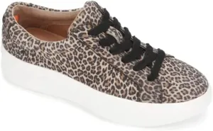 Gentle Souls by Kenneth Cole Women's Rosette Platform Sneaker, Fossil, 9 M US