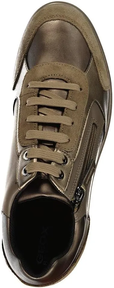Geox Women's Hi Top Lace Up Trainer