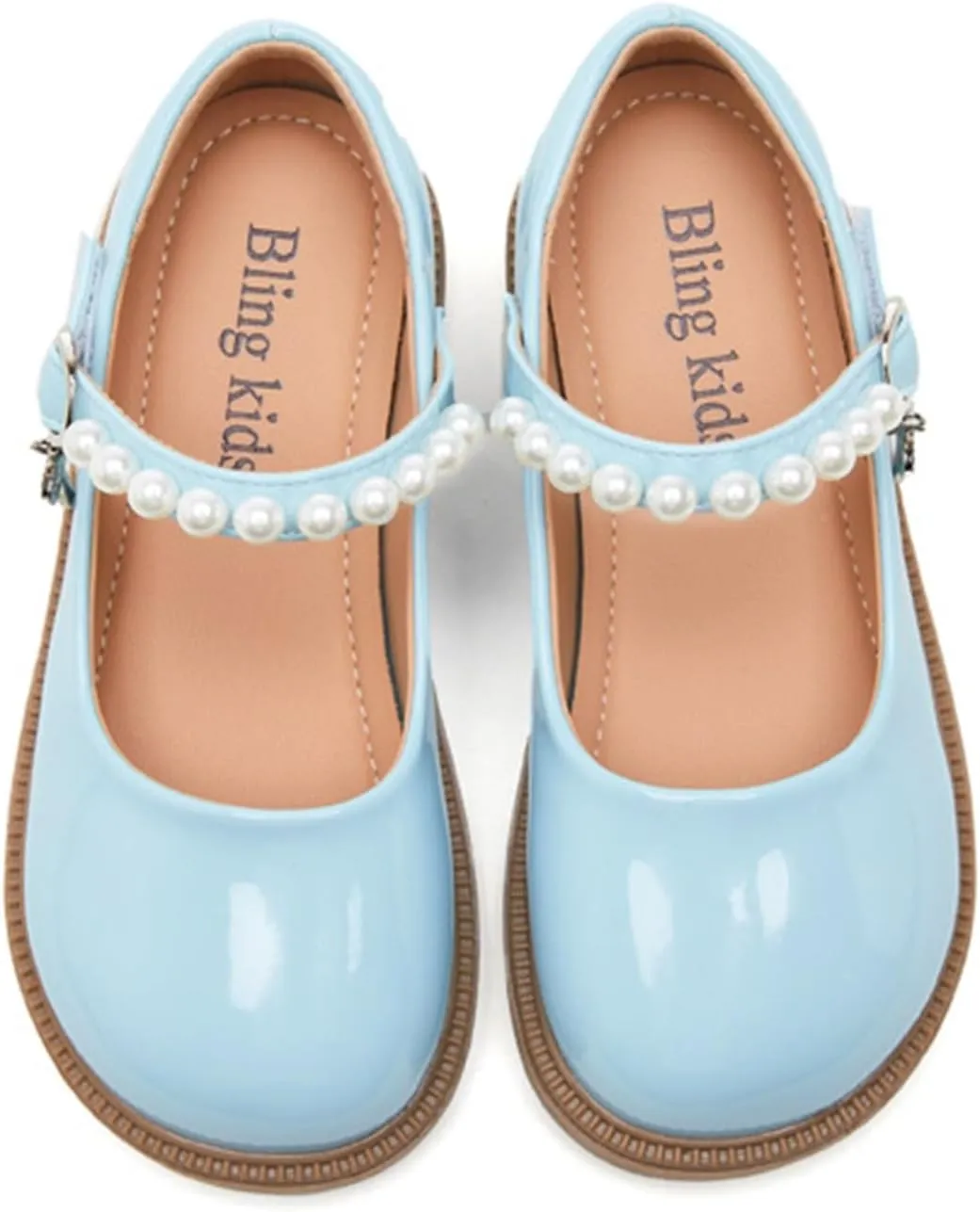 Girls Dress Shoes Mary Jane Double Straps High Heel Wedding Party for Little/Big Kids Shoes for Toddler Sneakers Girl