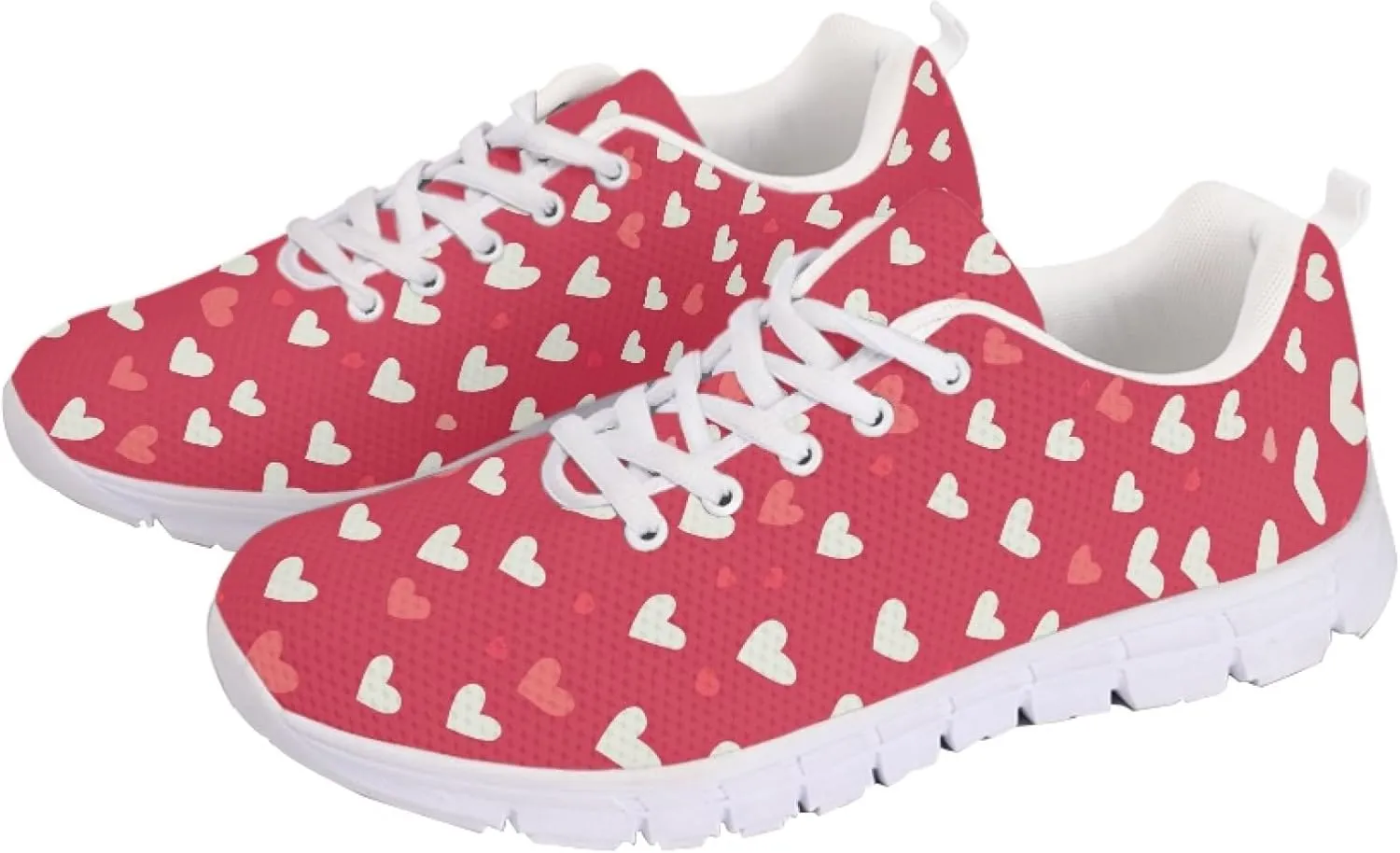 Girls Sports Trainer Running Shoes Womens Causal Travel Running Sneaker Walking Low Heel Lace up Breathable Flexible