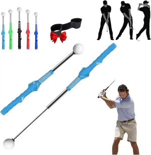 Gloryboom Golf, Telescopic Club, Retractable Golf Swing Training Aid, Golf Grip Trainer with Click Feedback, Portable Swing Trainer, for Right-Handed and Left-Handed Golfers for Beginners