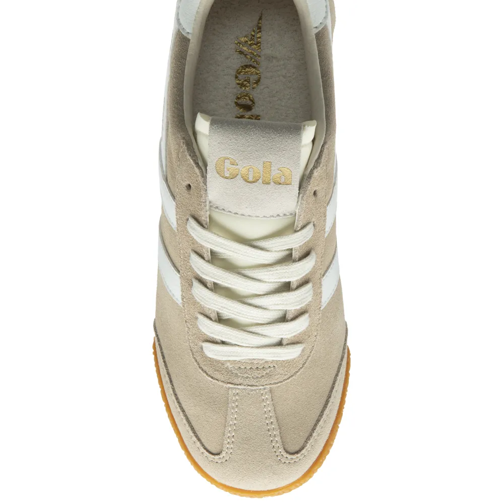 Gola Elan Bone/White Ladies Trainers