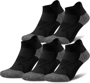 Gonii Compression Athletic Socks Cushioned Anti-Blister Comfort Fit Ankle Socks 5-6 Pairs