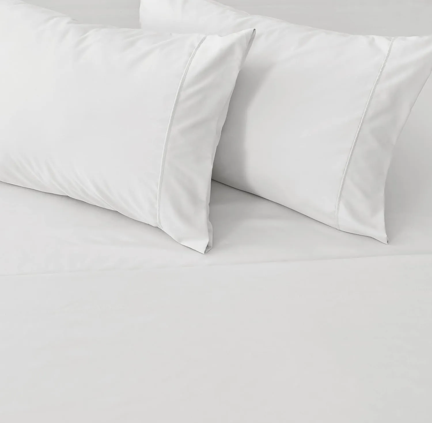 Great Bay Home 4-Piece Full White Microfiber Sheet Set | Ultra-Soft, Brushed Bedding Sheets & Pillowcases - Wrinkle & Fade Resistant, All-Season Bed Sheets for Bed (Full, White)