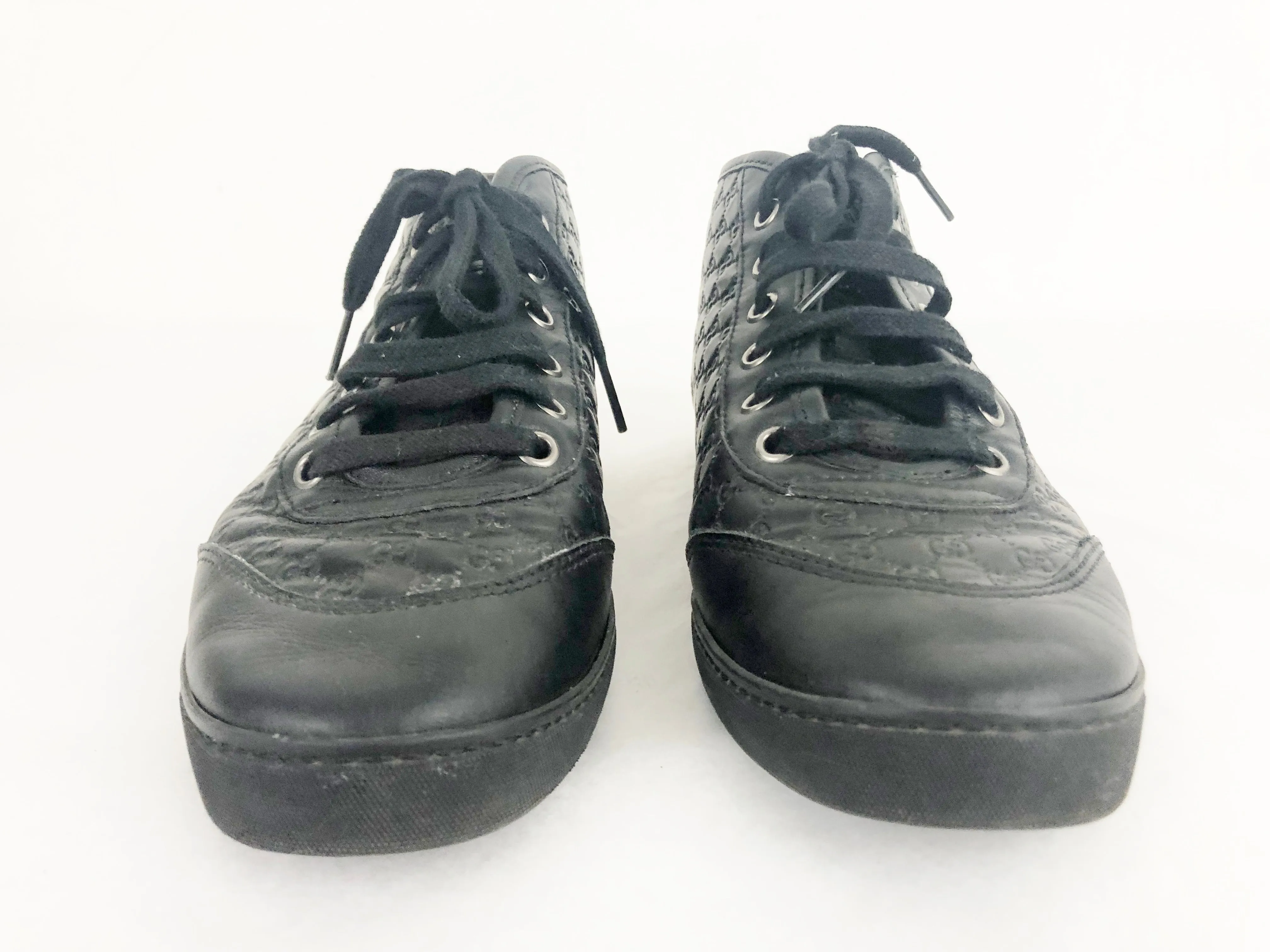 Gucci Leather GG High-top Sneaker Size 8