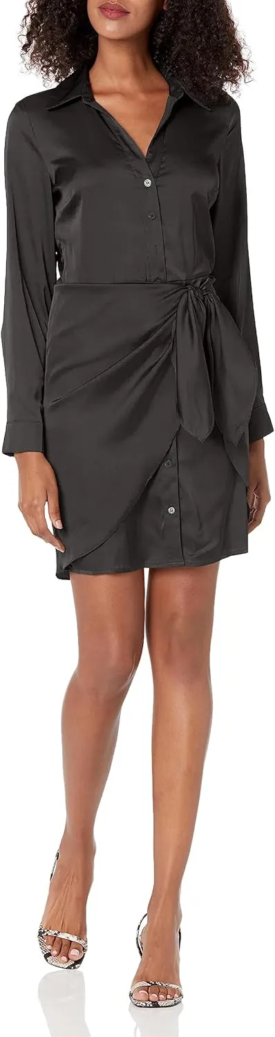 GUESS Women's Essential Long Sleeve Alya Dress