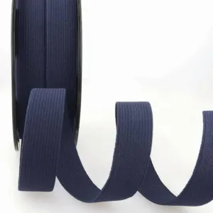 Haberdashery Elastic Coloured Elastic Navy 10mm Elastic