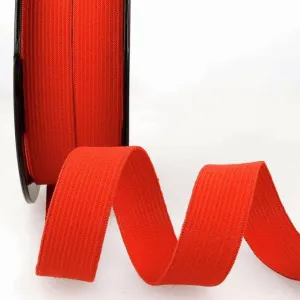 Haberdashery Elastic Coloured Elastic Red 20mm Elastic