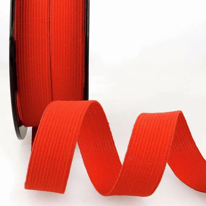 Haberdashery Elastic Coloured Elastic Red 20mm Elastic