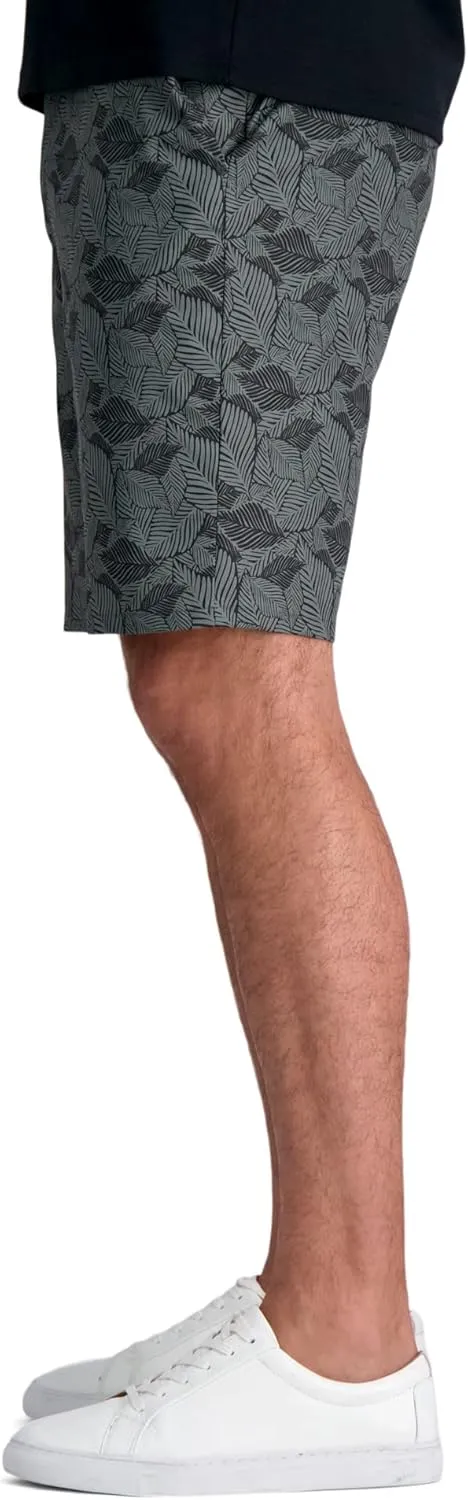 Haggar Men's The Active Series Hybrid Snap Closure Printed Short