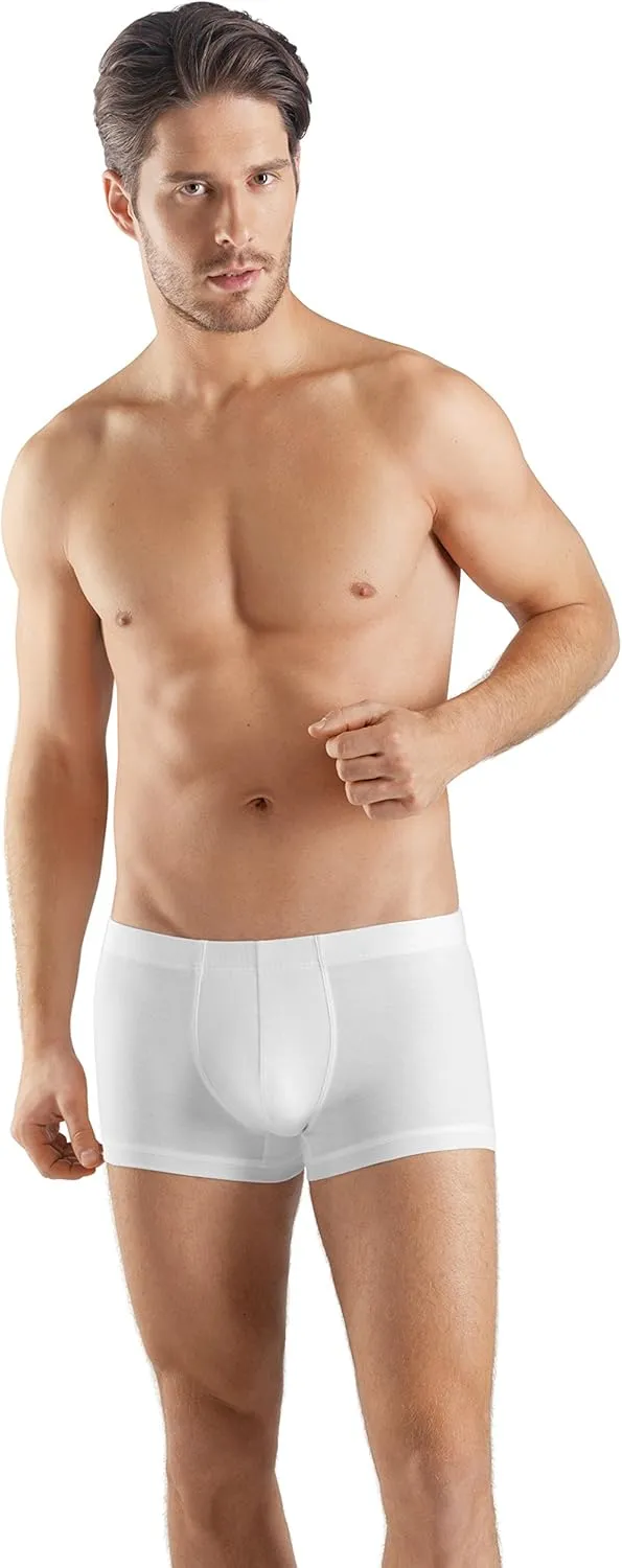HANRO Men's Sea Island Cotton Boxer Brief 73171