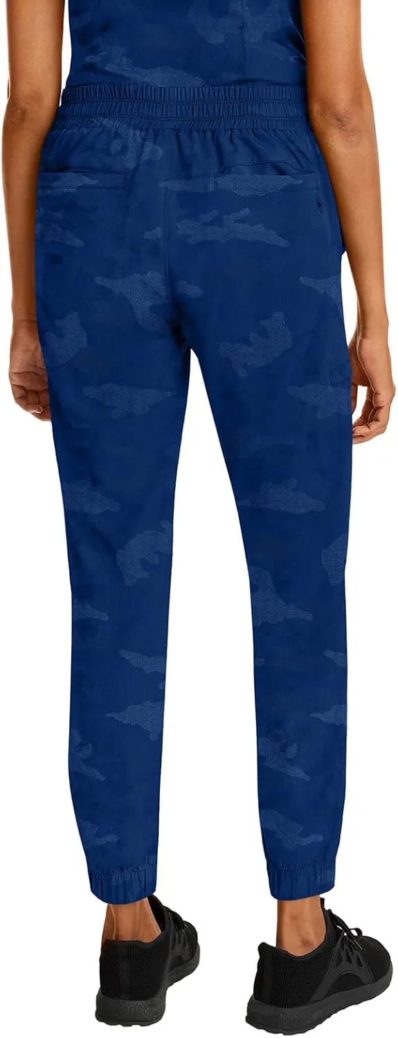 Healing Hands Scrubs for Women Jogger Camo Pant Tate 5 Pockets Moisture Wicking, Easy Care, 360° Stretch, Quick Dry - 9350