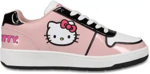 Hello Kitty Women's Pink Casual Court Sneakers Shoes (Pink/Black, US Footwear Size System, Adult, Women, Numeric, Medium, 8)