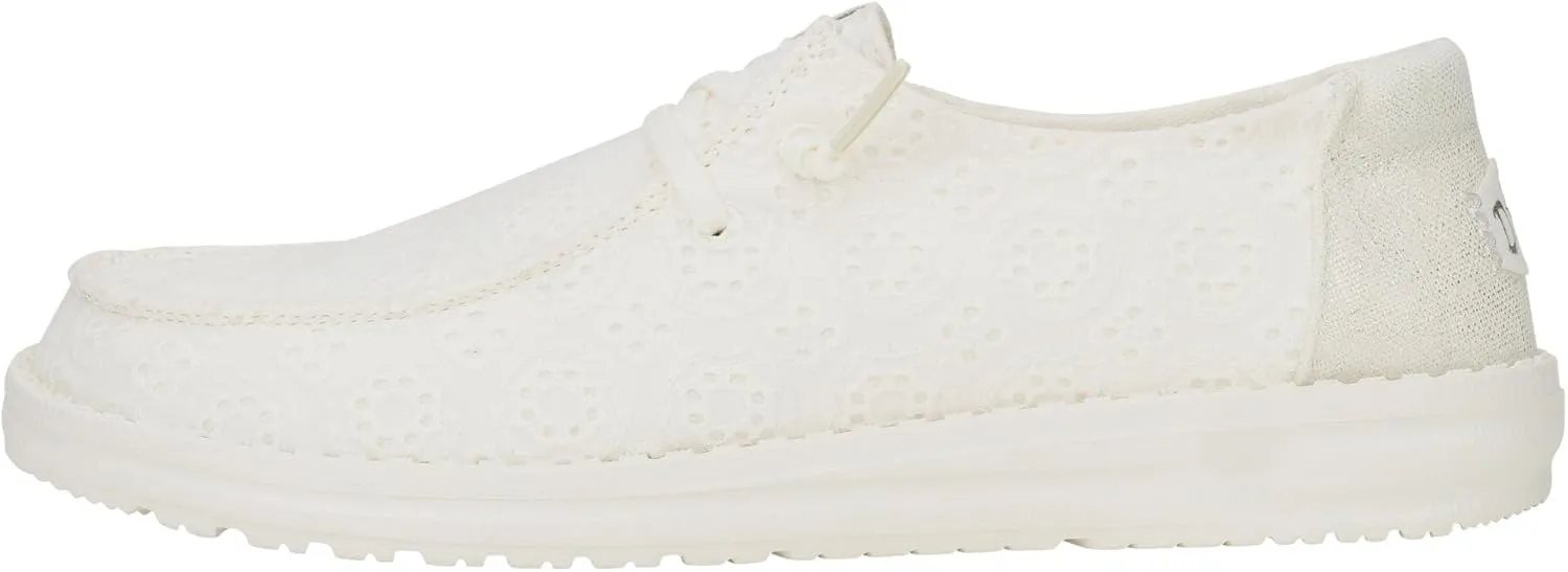 Hey Dude Women's Wendy Eyelet Lace Loafer