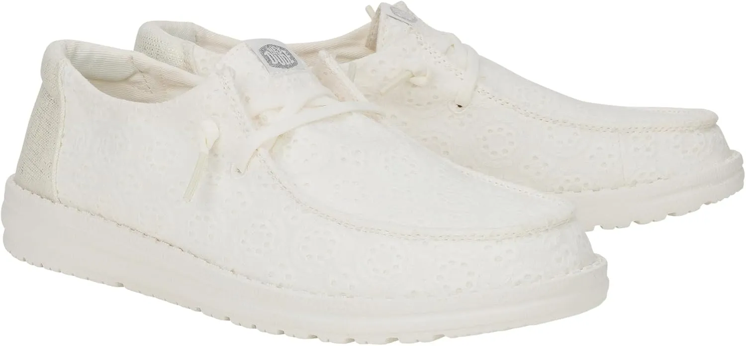 Hey Dude Women's Wendy Eyelet Lace Loafer