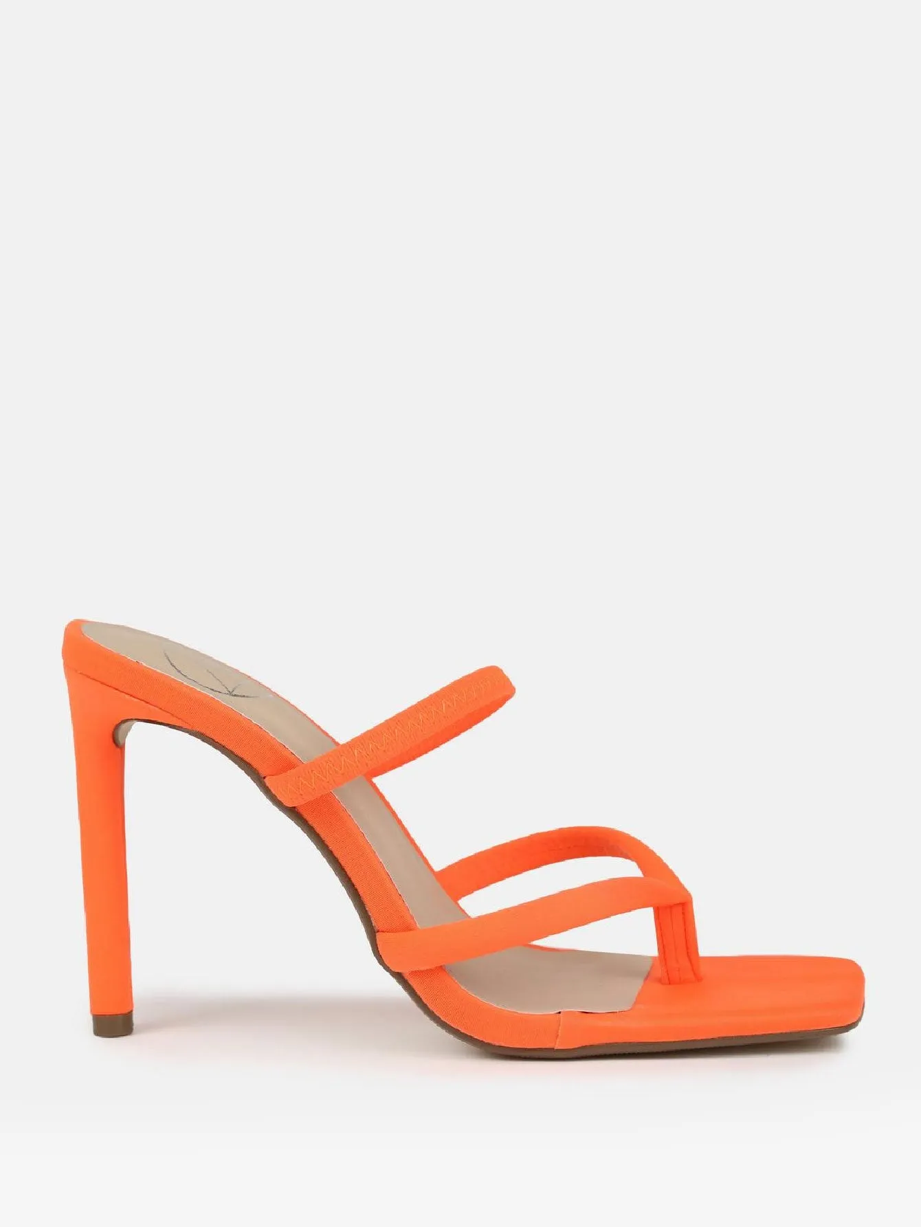 High Heel Toe Post Mule Sandals 4.0 "