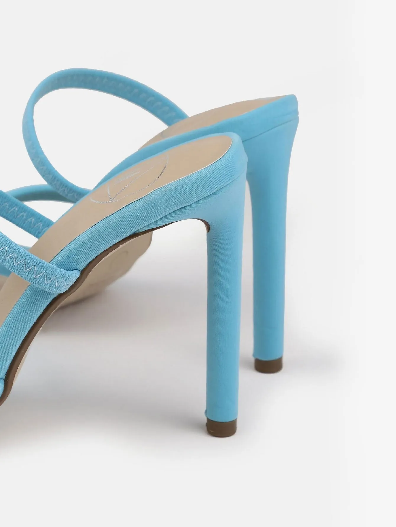 High Heel Toe Post Mule Sandals 4.0 "