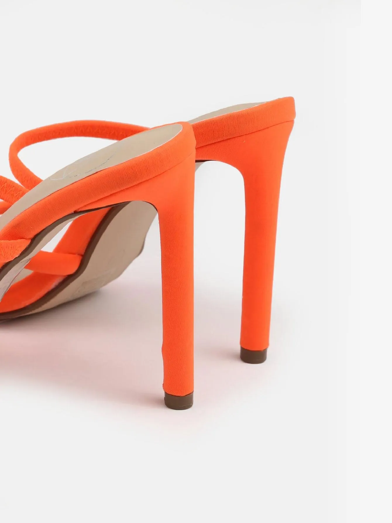 High Heel Toe Post Mule Sandals 4.0 "