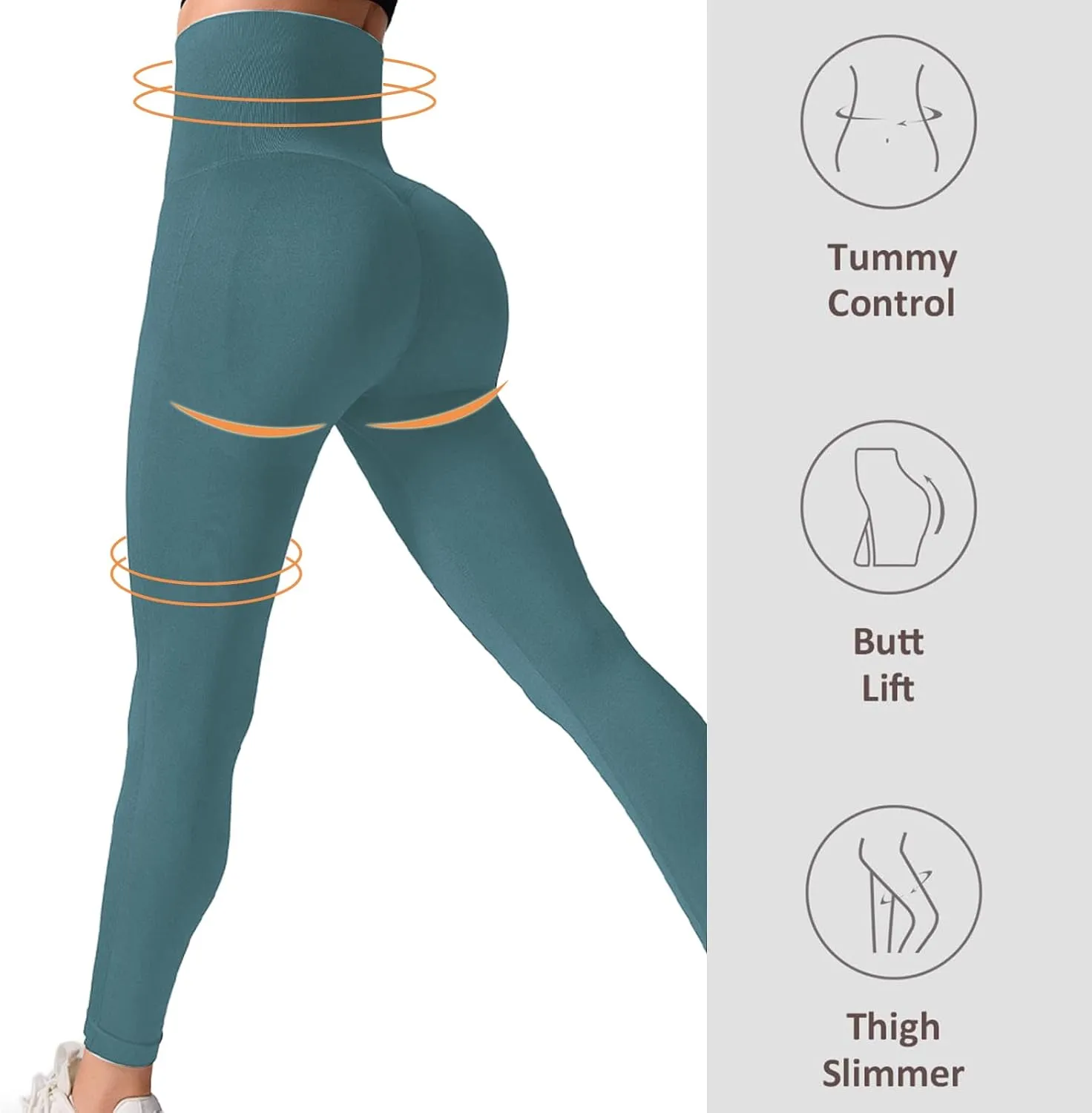 High Waisted Corset Leggings for Women with Magic Waist Shaper Waist Trainer Yoga Pants Tummy Control