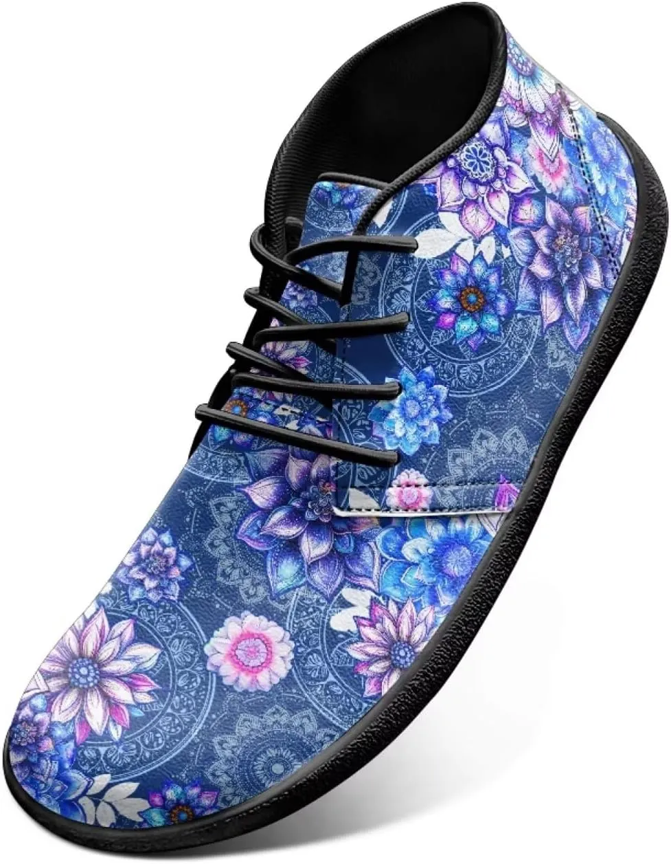 Hike Barefoot Shoes Floral Athletic Sneakers Wide Toe Box Boots Comfortable Women's Slip On Walking Shoe Running Trainer Minimalist Sneaker