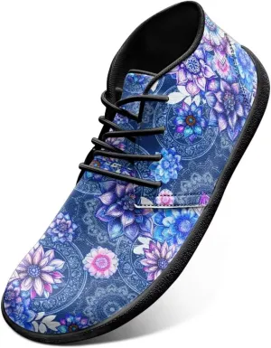 Hike Barefoot Shoes Floral Athletic Sneakers Wide Toe Box Boots Comfortable Women's Slip On Walking Shoe Running Trainer Minimalist Sneaker