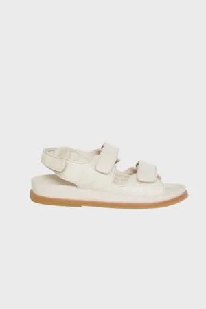 Hiranni Nappa Flat Sandals