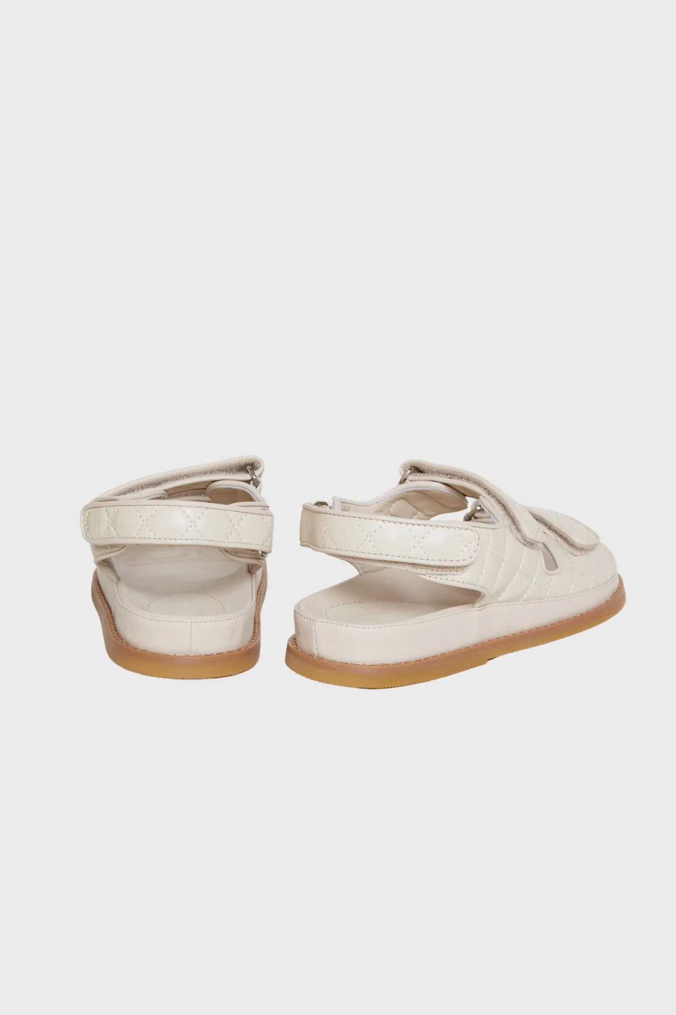 Hiranni Nappa Flat Sandals