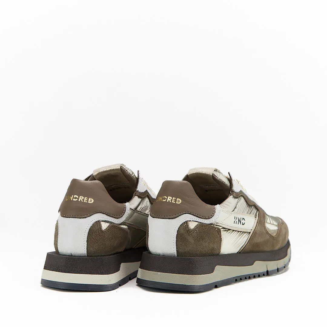 HND33 - Leather Sneaker Donna - HUNDRED100