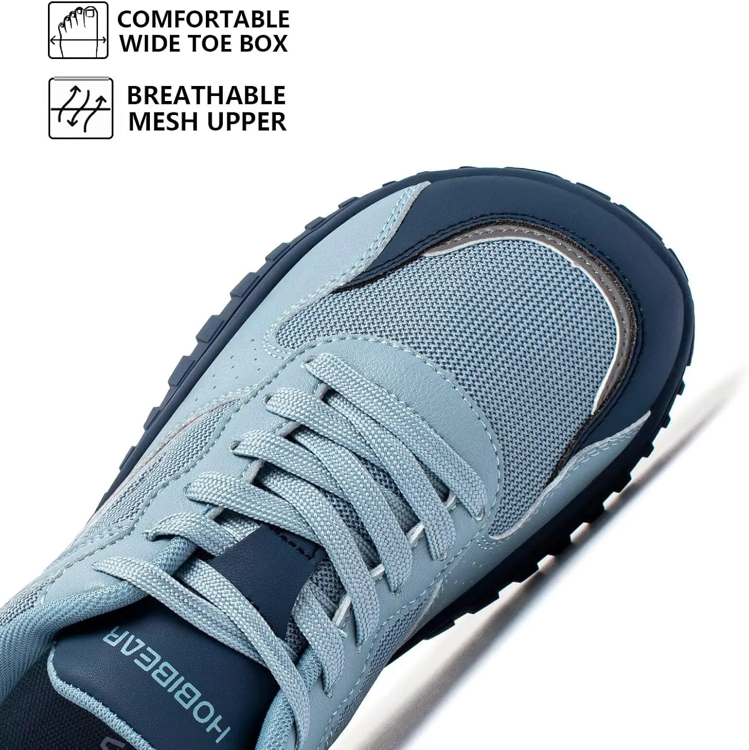HOBIBEAR Womens Barefoot Shoes | Wide Toe Box | Comfortable Trail Running Sneaker