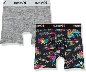 Hurley Boys' Classic Boxer Briefs (2-Pack)