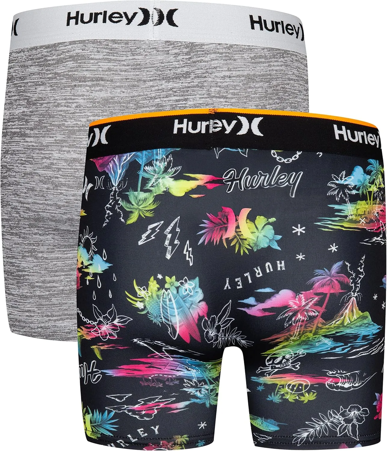 Hurley Boys' Classic Boxer Briefs (2-Pack)