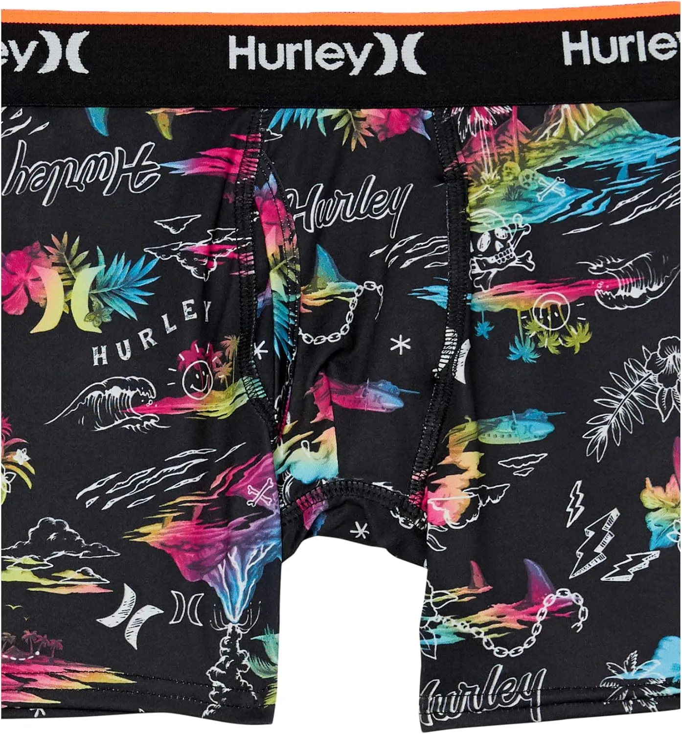 Hurley Boys' Classic Boxer Briefs (2-Pack)