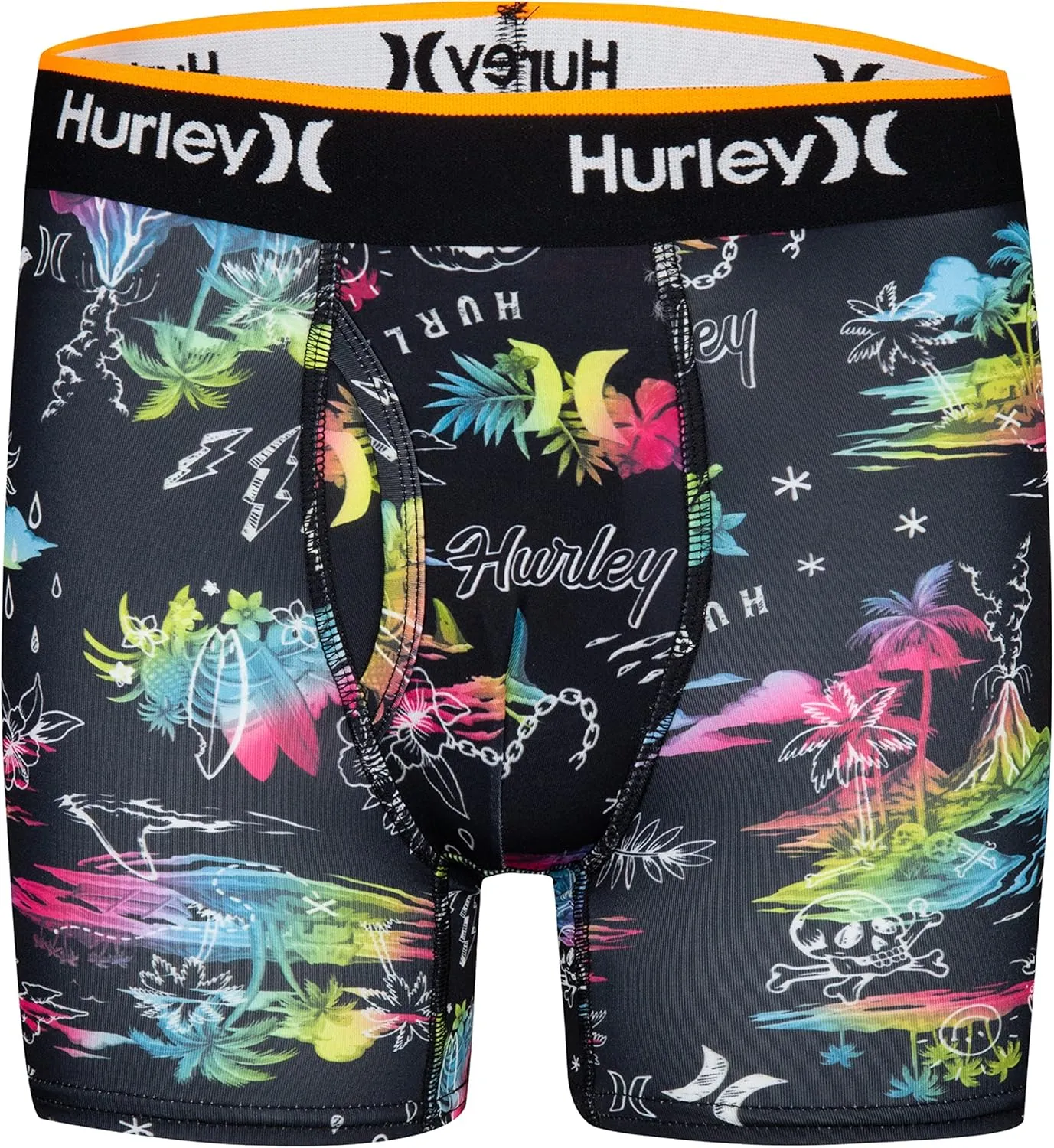 Hurley Boys' Classic Boxer Briefs (2-Pack)