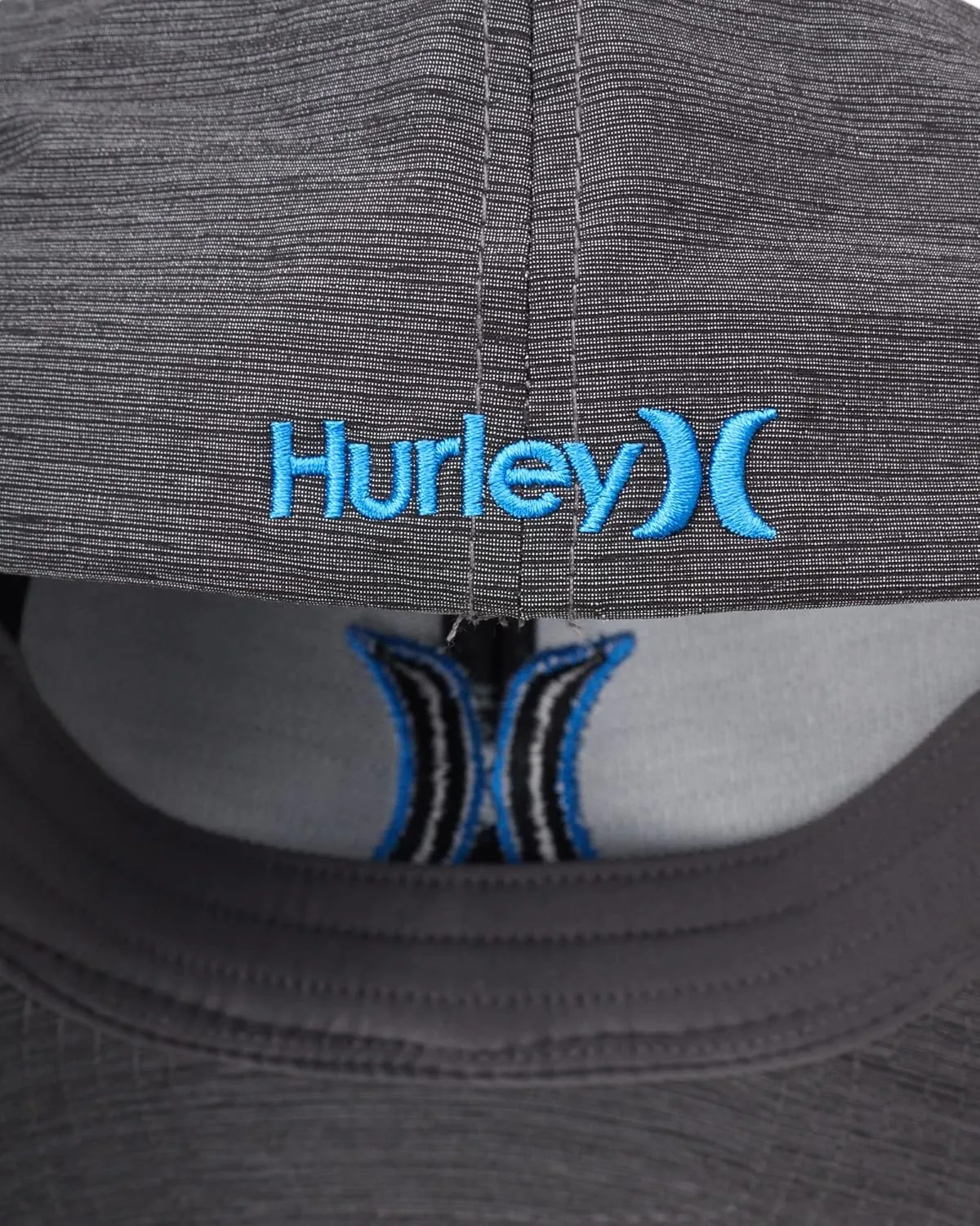 Hurley Men's Hat - H2O-DRI Max Icon Curved Brim Stretch Fitted Cap