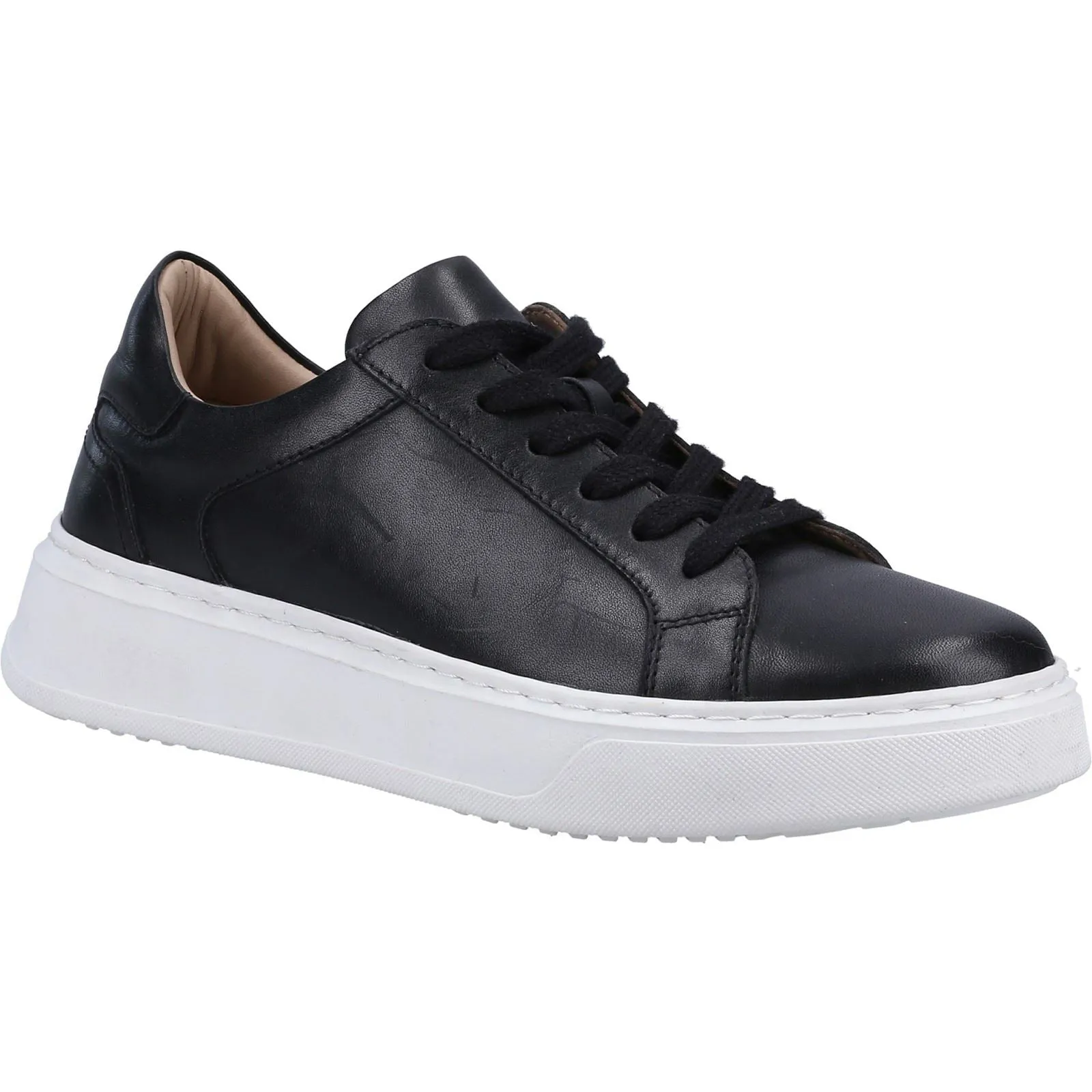 Hush Puppies Women's Camille Lace Cupsole in Black