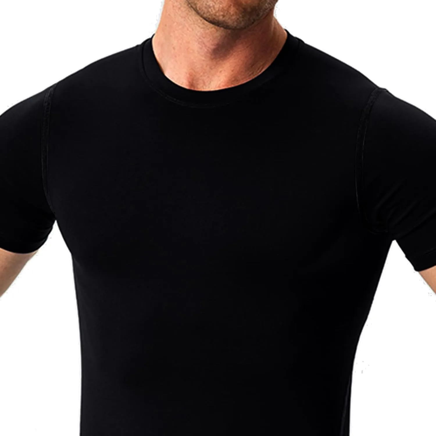 HYCOPROT Men's Compression Shirts Short Sleeve Athletic Workout T-Shirt Cool Dry Sports Baselayer Running Undershirts Tops