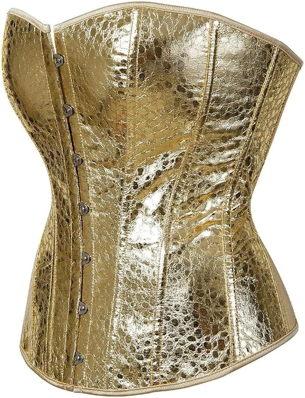 ICEGIA Women's Heavy Duty Corset Double Steel Boned Waist Trainer Corsets Underbust Body Shaper