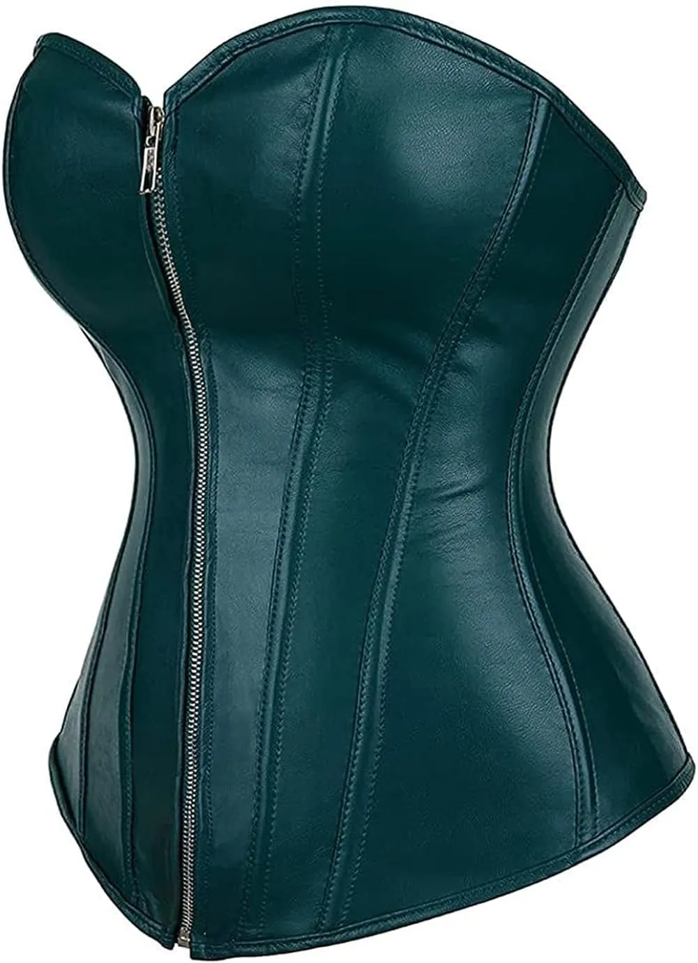 ICEGIA Women's Heavy Duty Corset Double Steel Boned Waist Trainer Corsets Underbust Body Shaper
