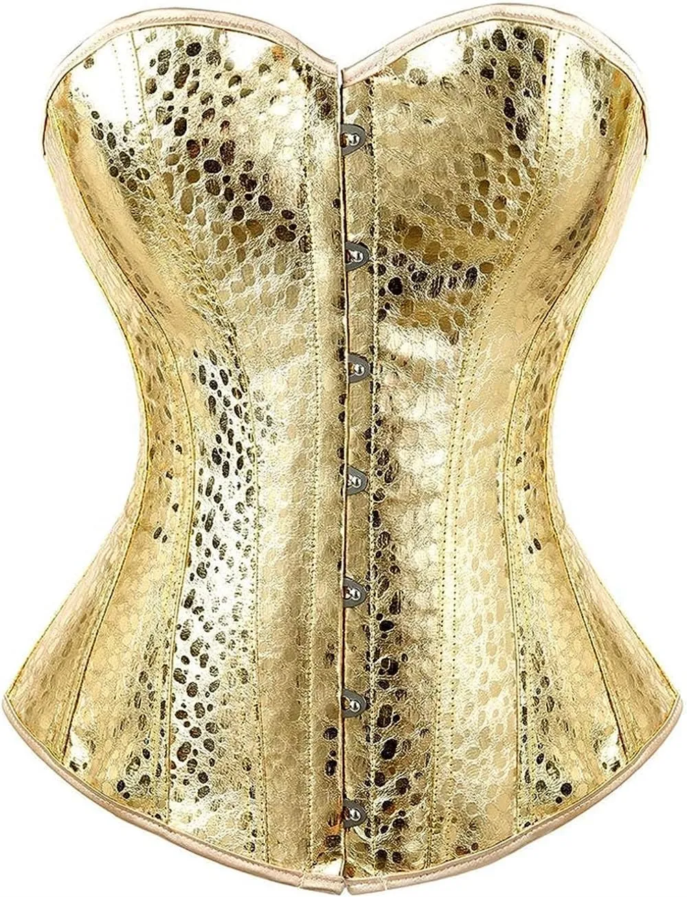ICEGIA Women's Heavy Duty Corset Double Steel Boned Waist Trainer Corsets Underbust Body Shaper