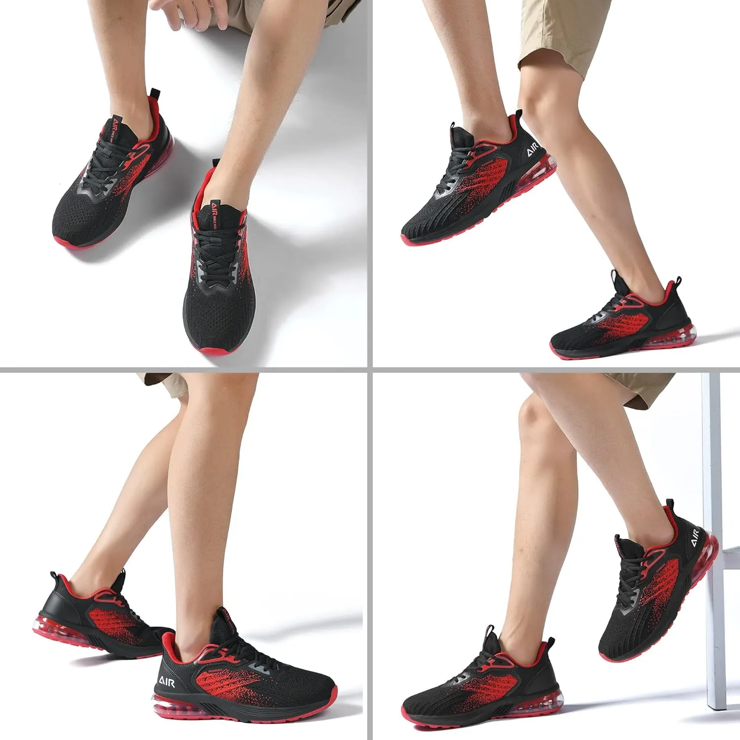 IIV Mens Running Shoes Casual Tennis Walking Athletic Gym Slip On Sneakers