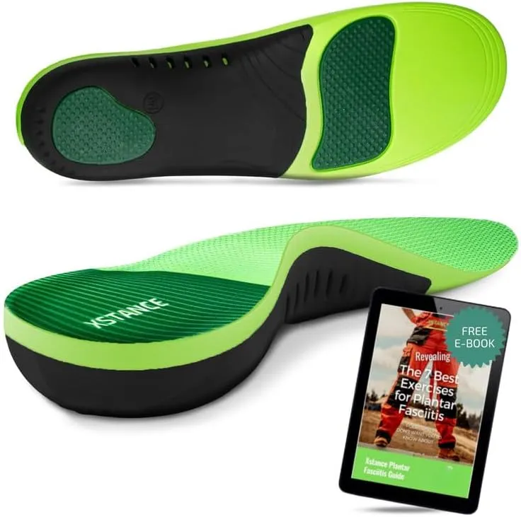 Insoles 2.0 for Men & Women – Plantar Fasciitis, Heel Pain, Flat Feet & Overpronation | Heavy-Duty Arch Support for Standing All Day | Built for 200  lbs | Men’s 12.5-14