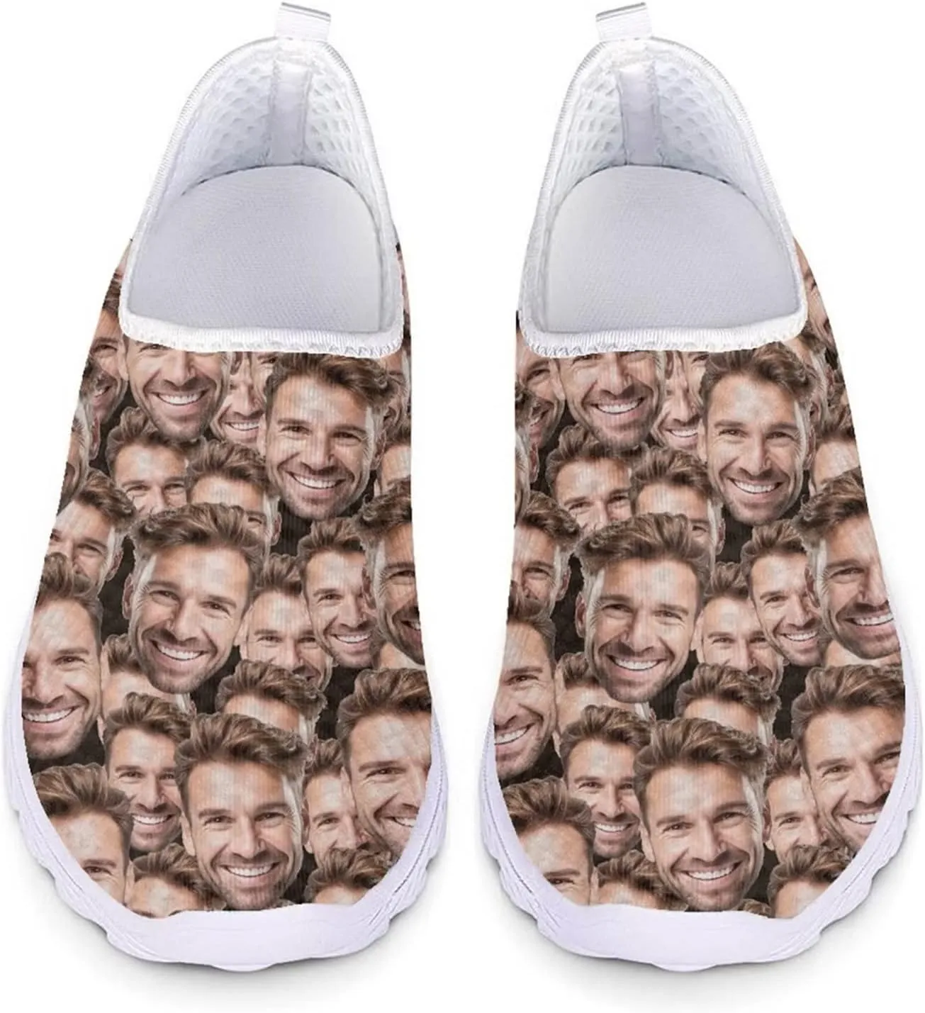 INSTANTARTS 3D Animal Women's Breathable Flat Running Water Shoes Beach Loafer