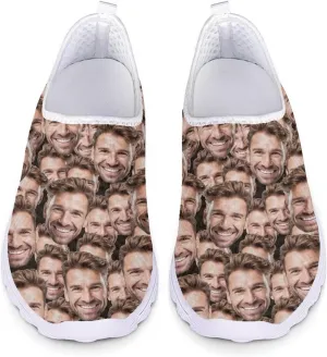 INSTANTARTS 3D Animal Women's Breathable Flat Running Water Shoes Beach Loafer