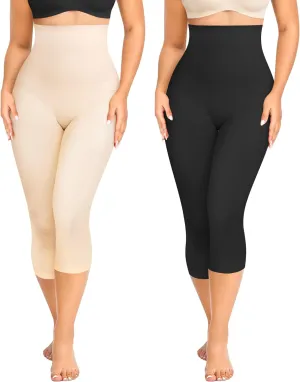Irisnaya Women Seamless Shapewear Control Panties High Waist Trainer Tummy Butt Lifter Body Shaper Short Thighs Slimmer