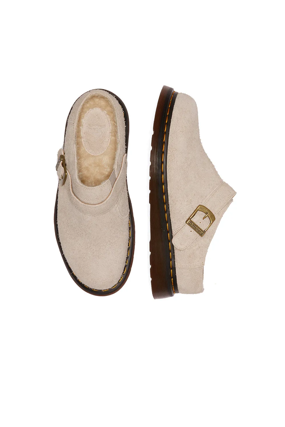 Isham Buckle Mule Vintage Taupe