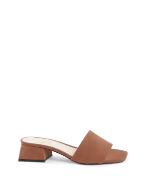 Italian Leather  Sandals with 4cm Heel - 40 EU