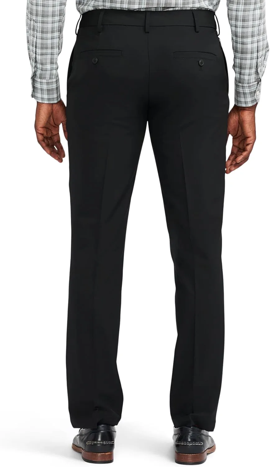 IZOD Men's Non-Iron Stretch Straight Fit Flat Front Traveler Chino Pant