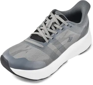 JACKSHIBO Mens Wide Toe Box Slip in Hands Free Shoes,Slip on Arch Support Wide Sneakers,Thick Cushioning Stability Running Orthopedic Zero Drop SoleWalking Sneakers